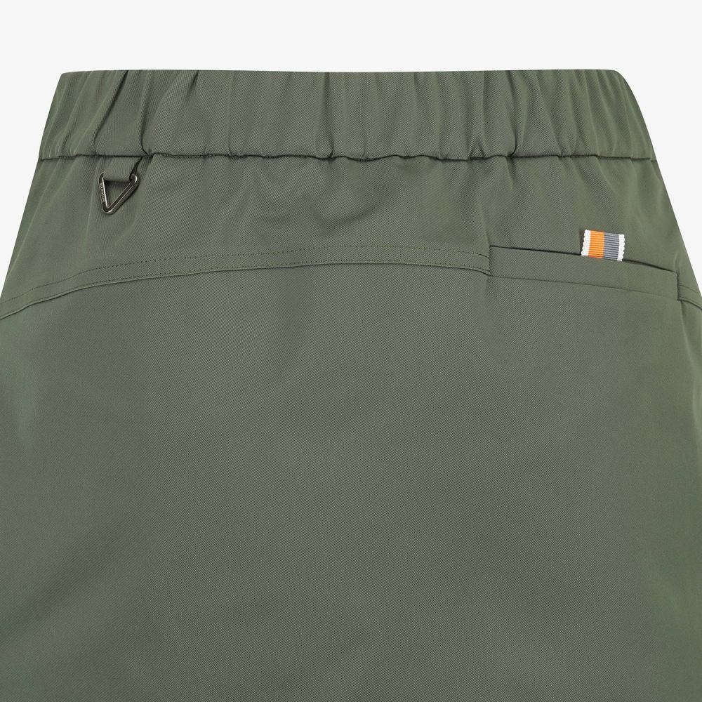 Logo Belt H-Line Skirt Pants_DK