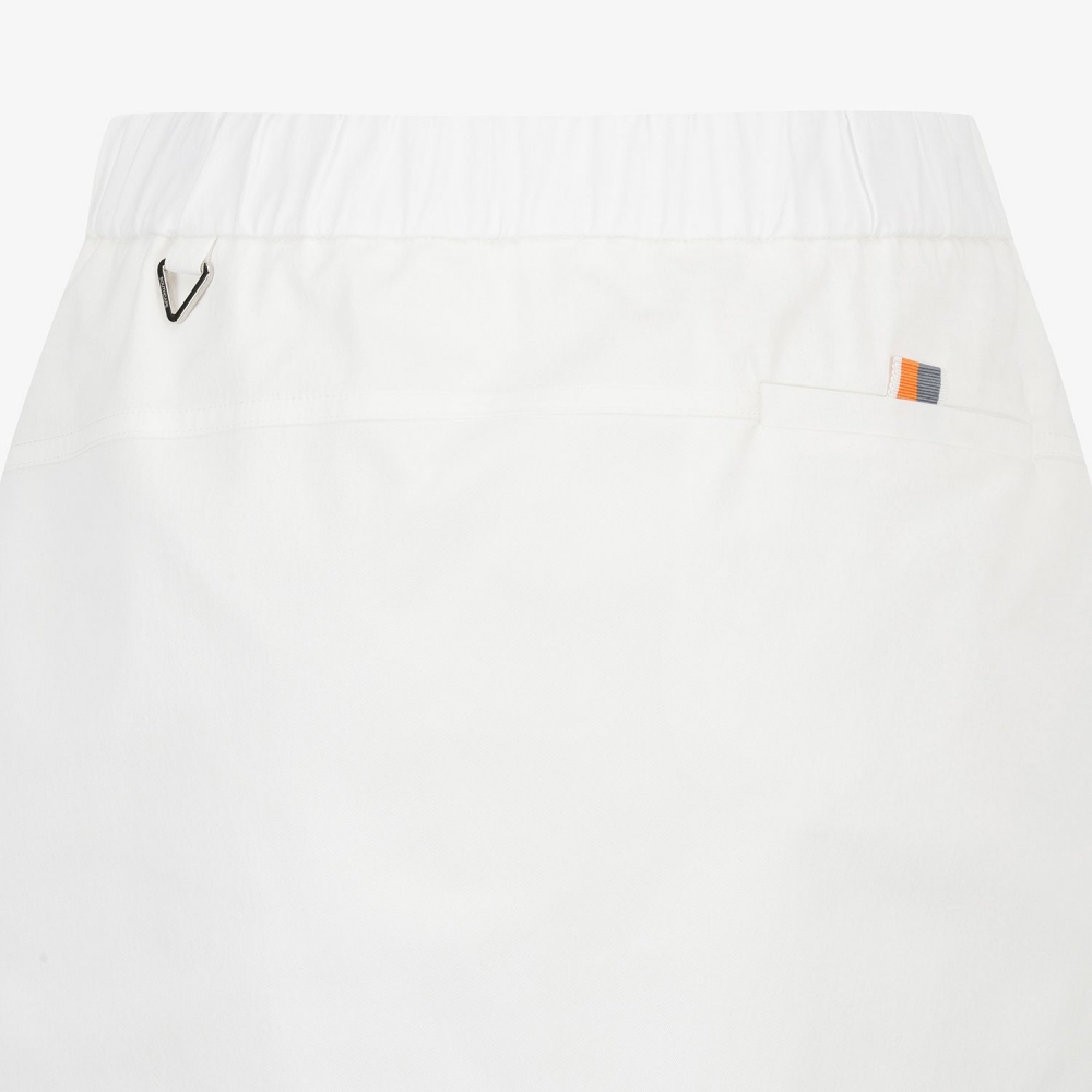 Logo Belt H-Line Skirt Pants_WT