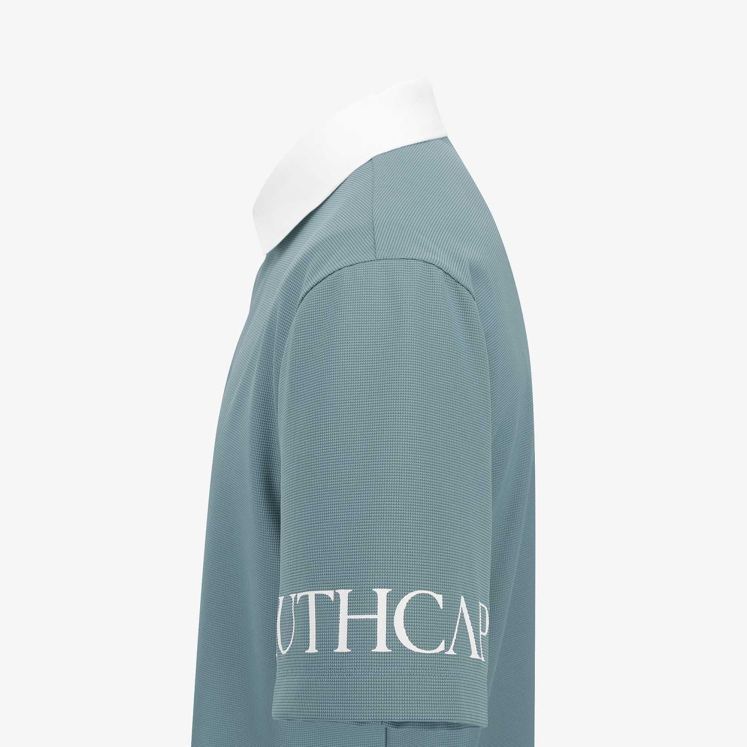 Sleeve Logo Contrast Collar T-Shirt_DB