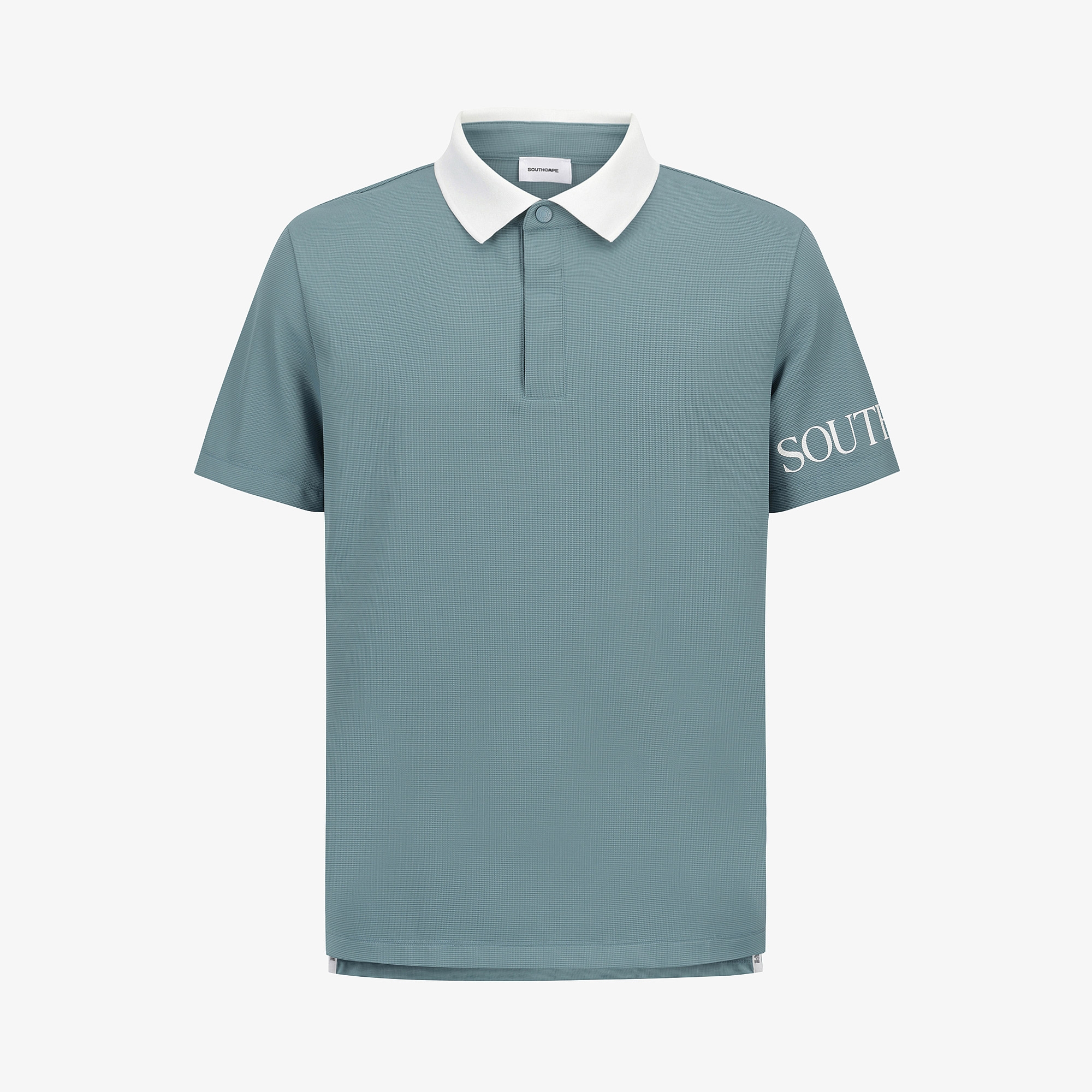 Sleeve Logo Contrast Collar T-Shirt_DB