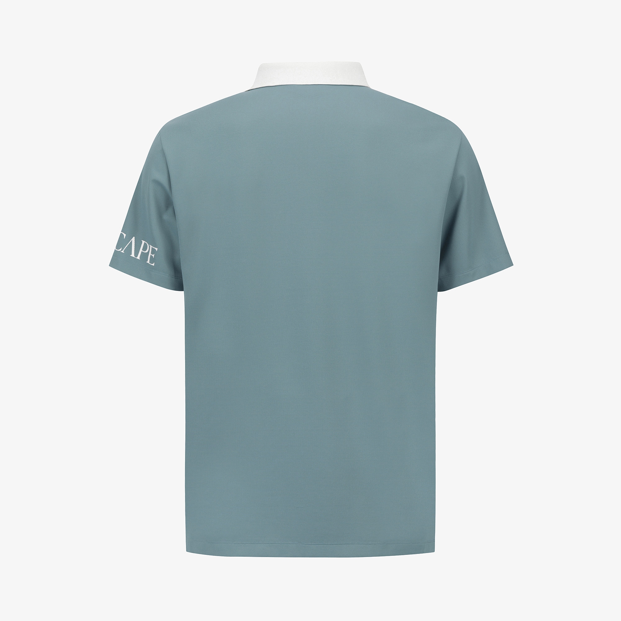 Sleeve Logo Contrast Collar T-Shirt_DB