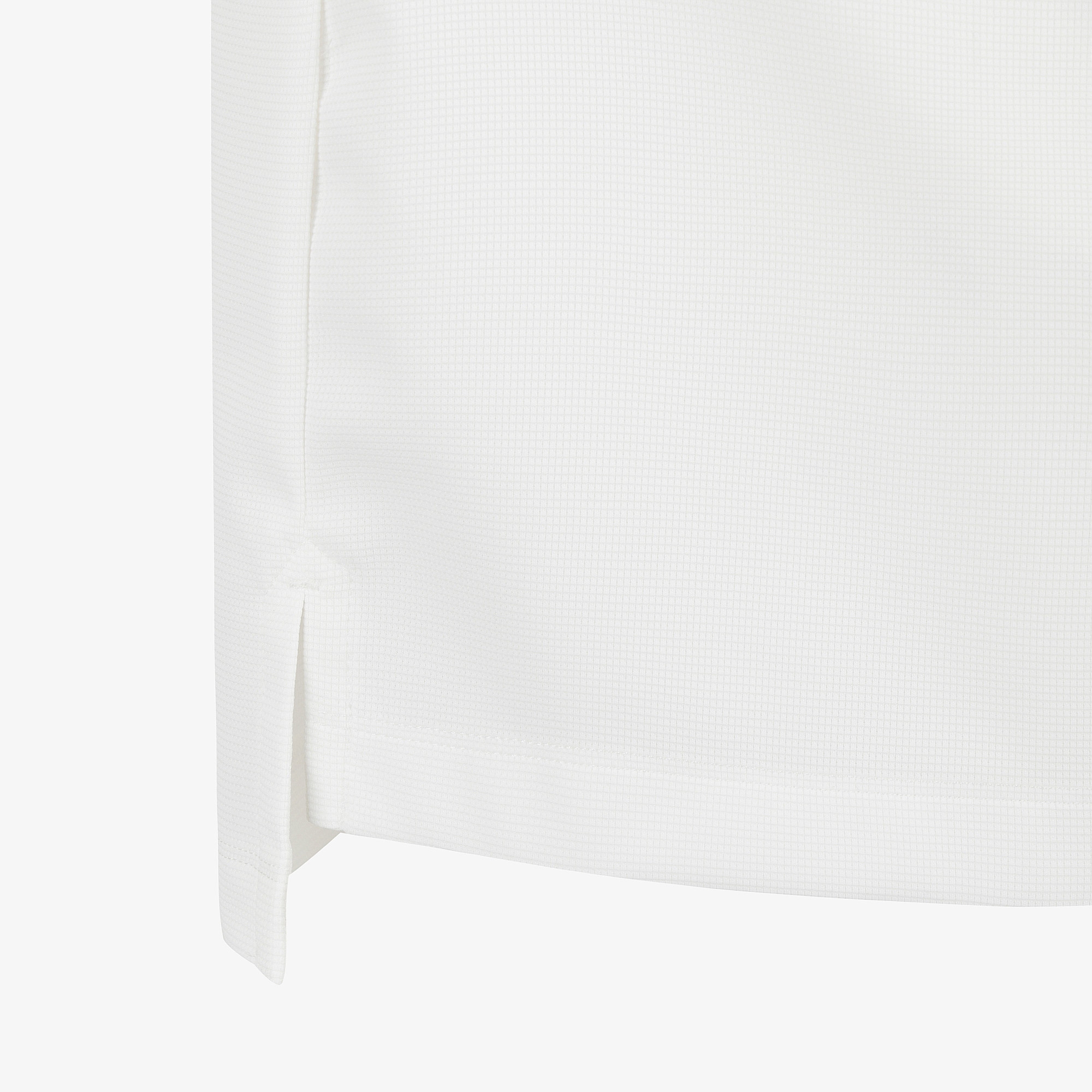 Sleeve Logo Contrast Collar T-Shirt_WT