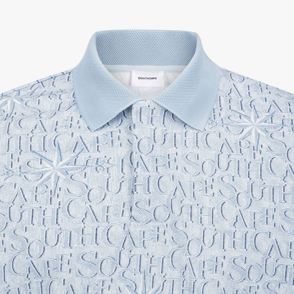 Southcross Logo Pattern Short-Sleeve Shirt_NA