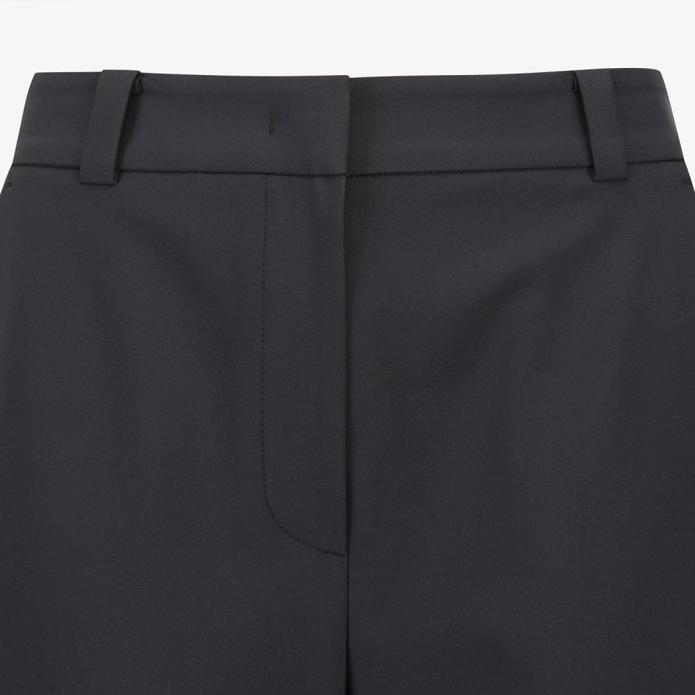 SC Logo Band Wide Pants_BK