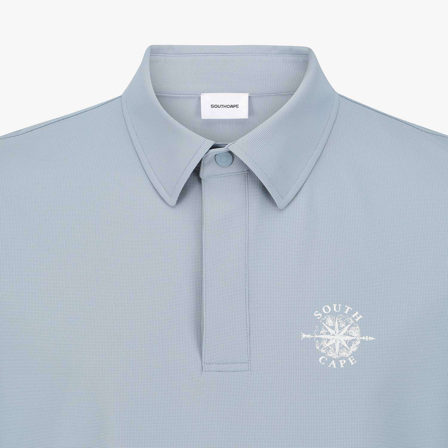 Southcross Logo Sleeve-Banded Collared T-Shirt_LB
