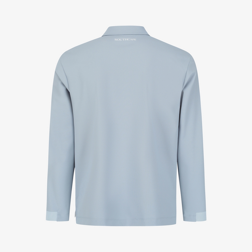 Southcross Logo Sleeve-Banded Collared T-Shirt_LB