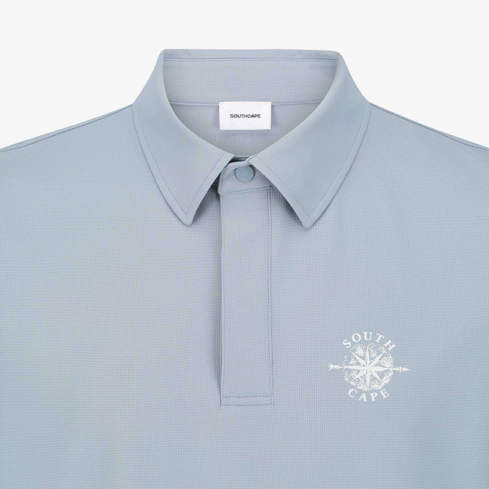 Southcross Logo Sleeve-Banded Collared T-Shirt_LB