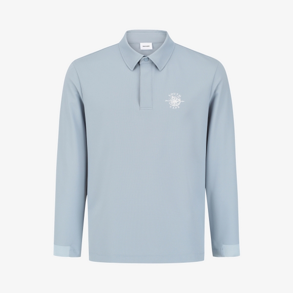 Southcross Logo Sleeve-Banded Collared T-Shirt_LB