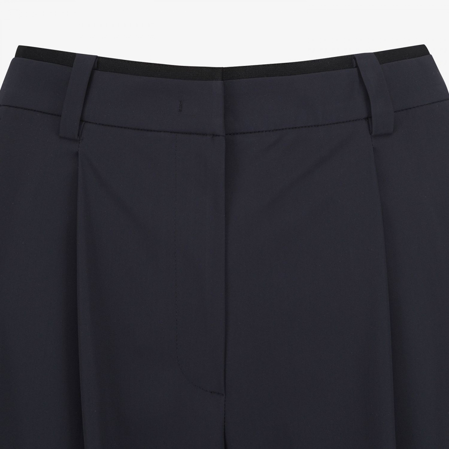 Cool-Touch Waist-Banding Two-Tuck Wide Pants_DA
