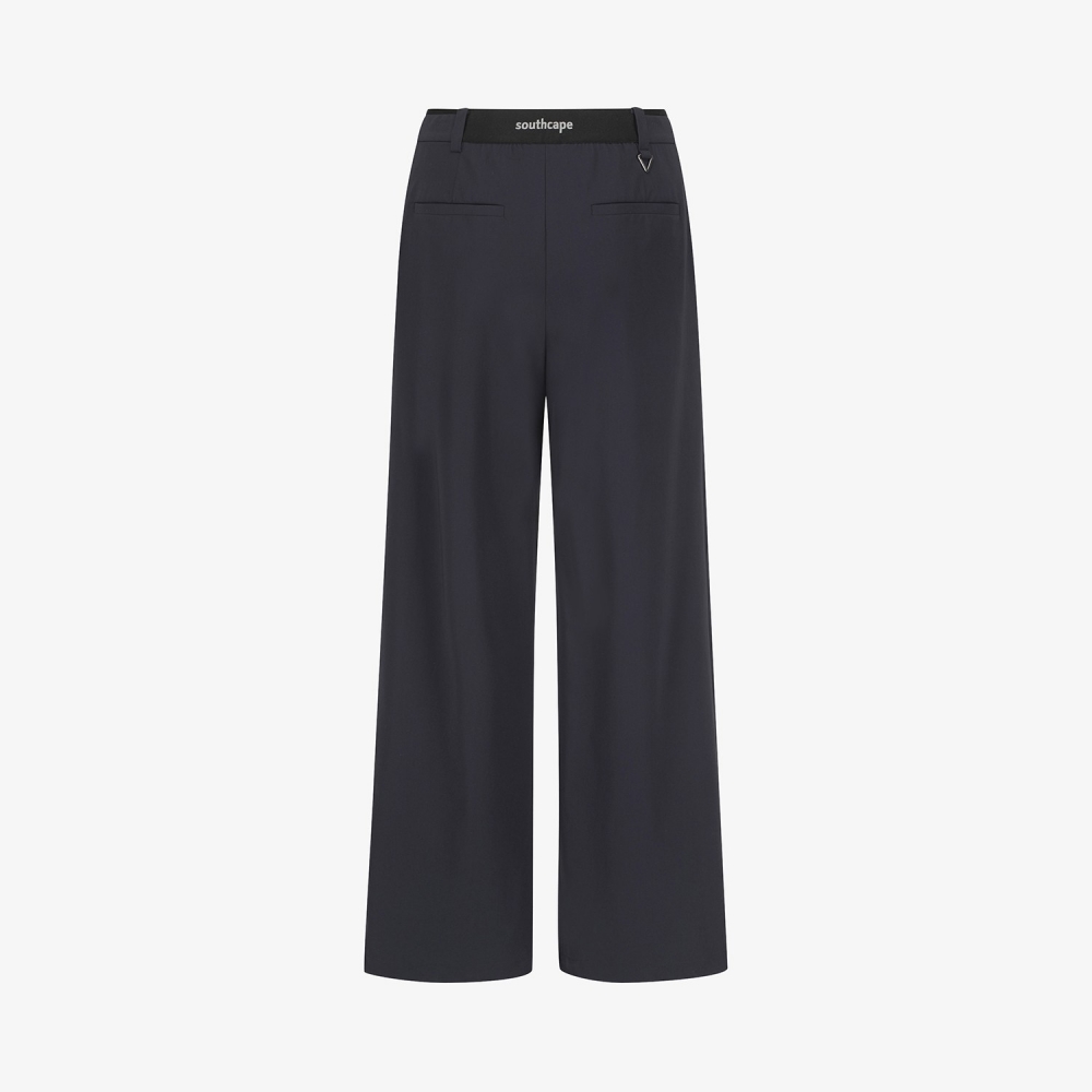 Cool-Touch Waist-Banding Two-Tuck Wide Pants_DA