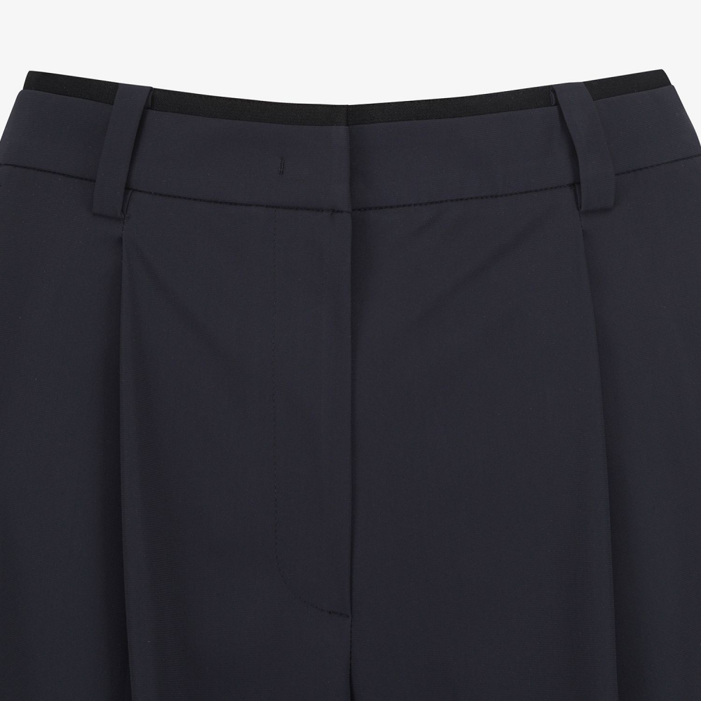 Cool-Touch Waist-Banding Two-Tuck Wide Pants_DA