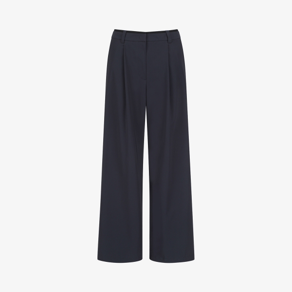 Cool-Touch Waist-Banding Two-Tuck Wide Pants_DA