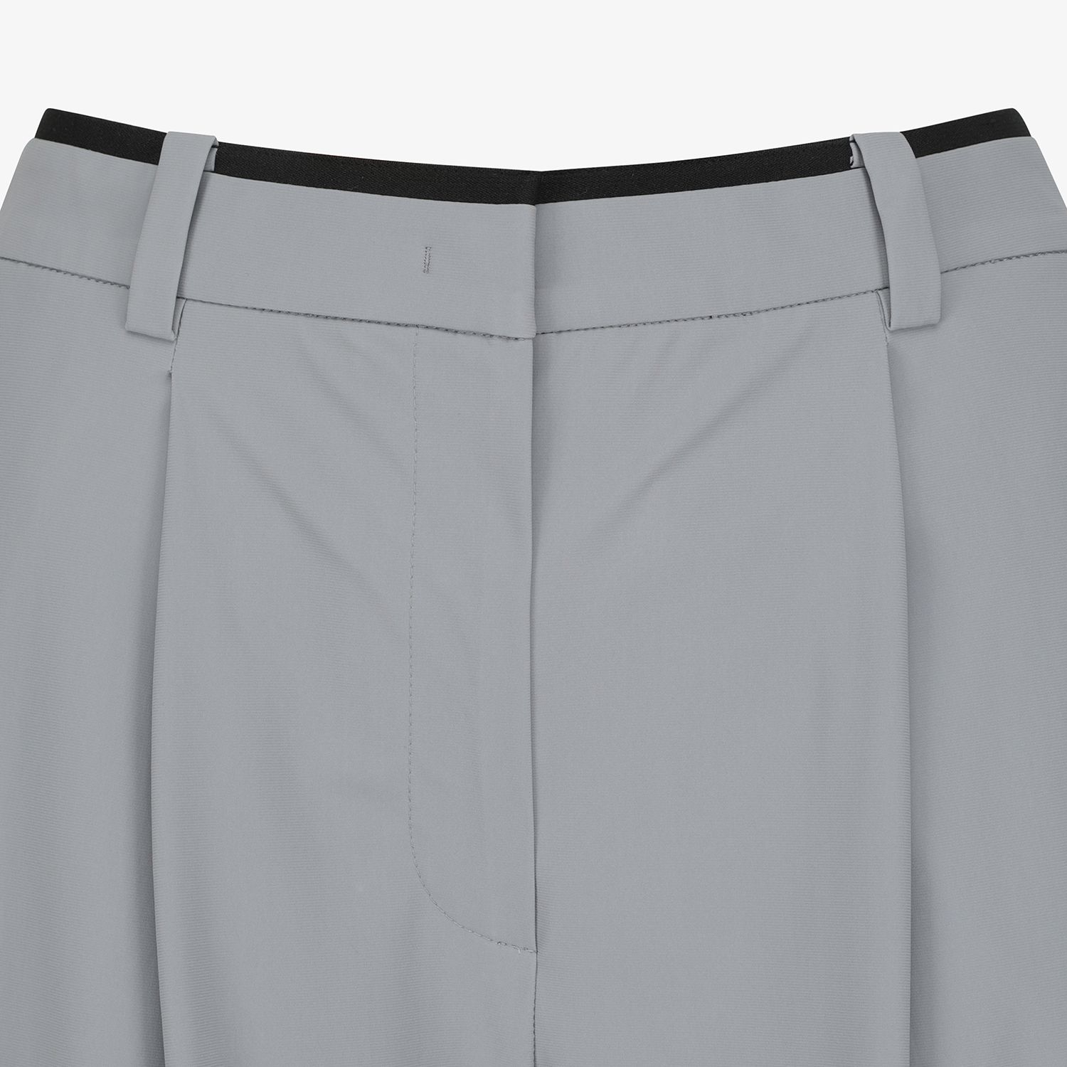 Cool-Touch Waist-Banding Two-Tuck Wide Pants_GY