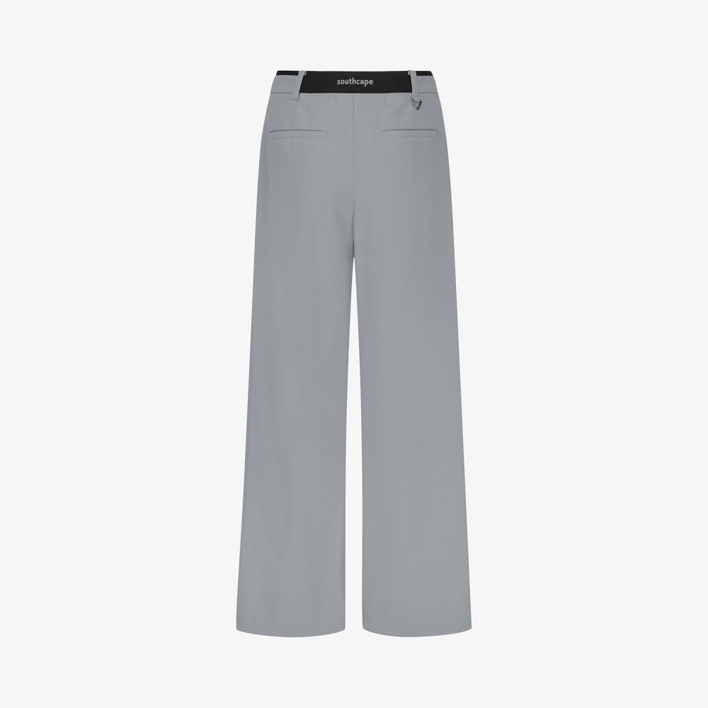Cool-Touch Waist-Banding Two-Tuck Wide Pants_GY