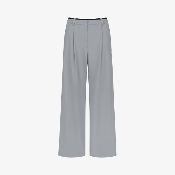 Cool-Touch Waist-Banding Two-Tuck Wide Pants_GY