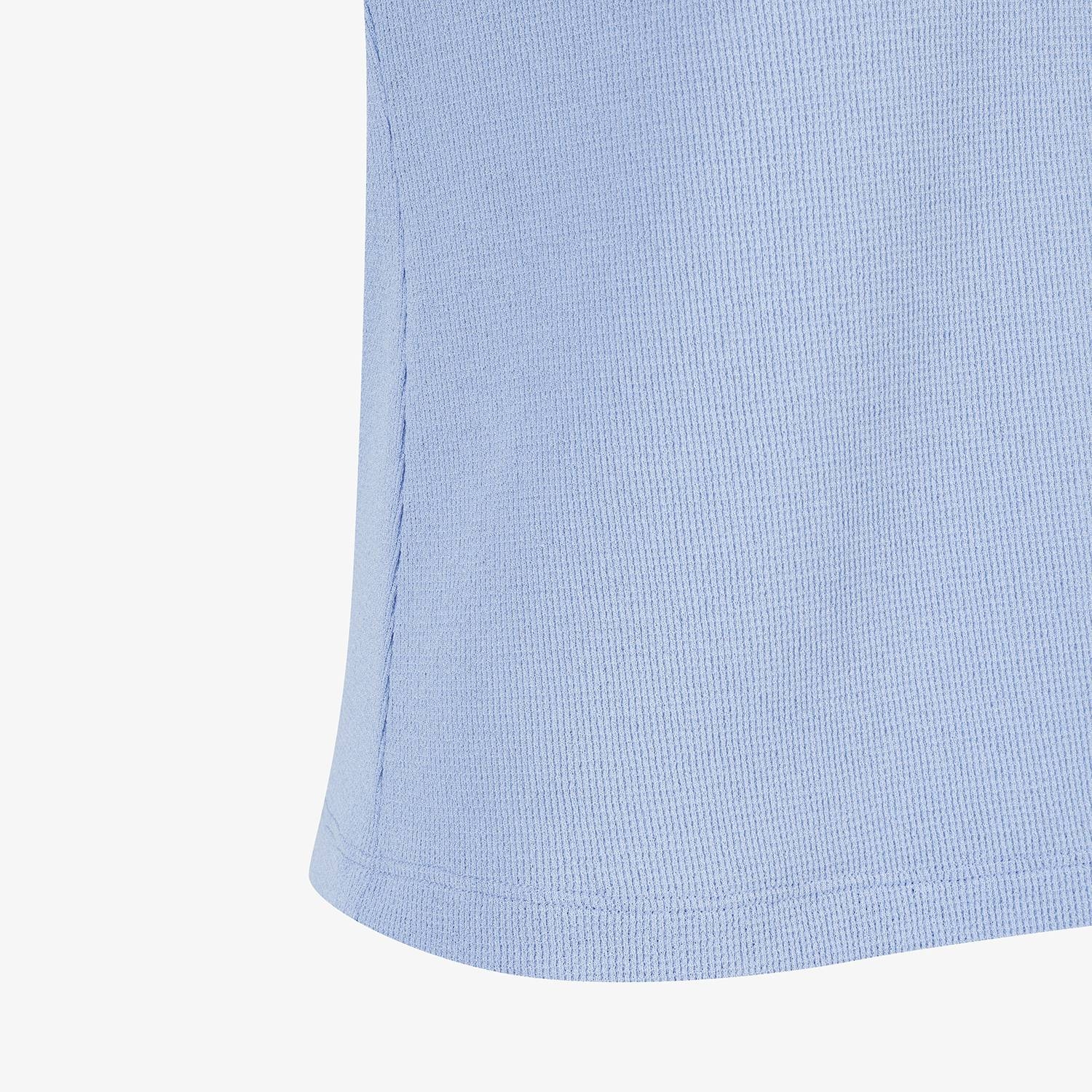 Waffle Texture Layered T-Shirt_BL