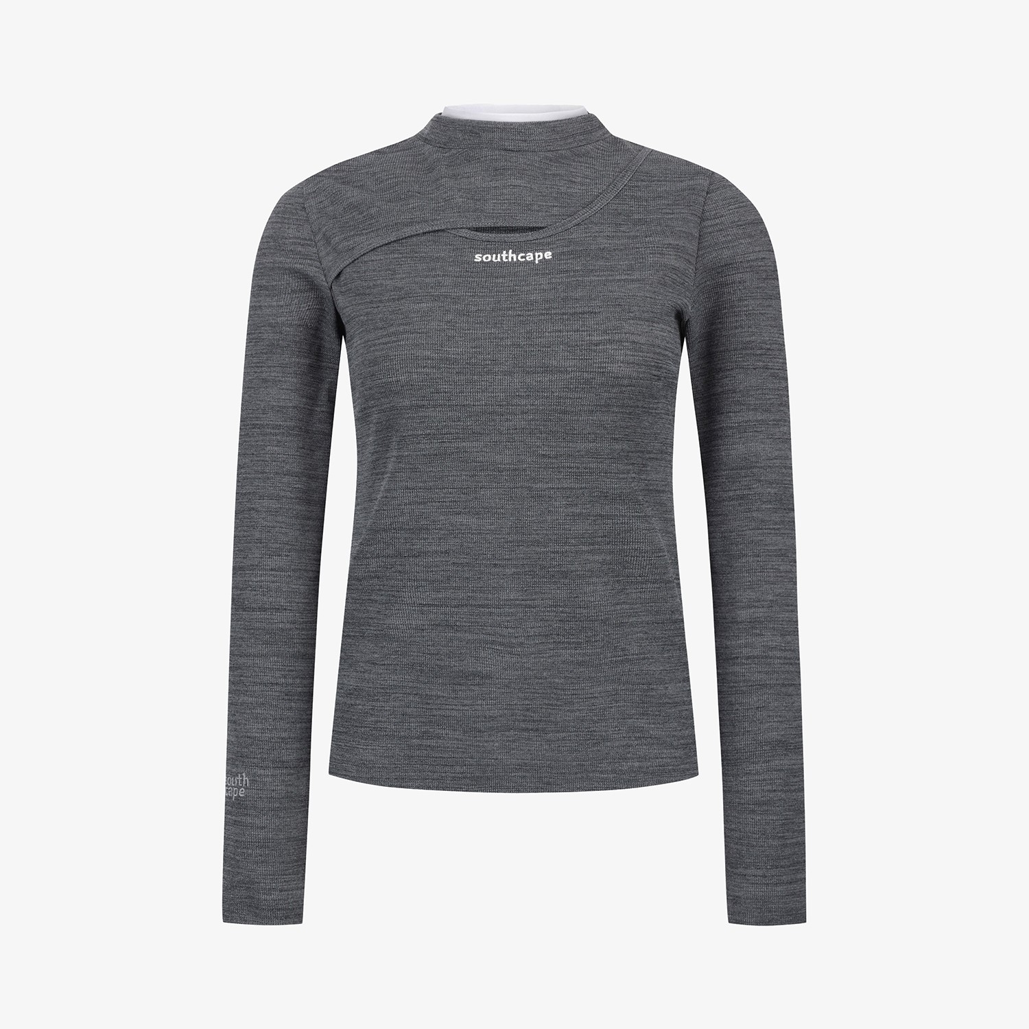 Waffle Texture Layered T-Shirt_MG
