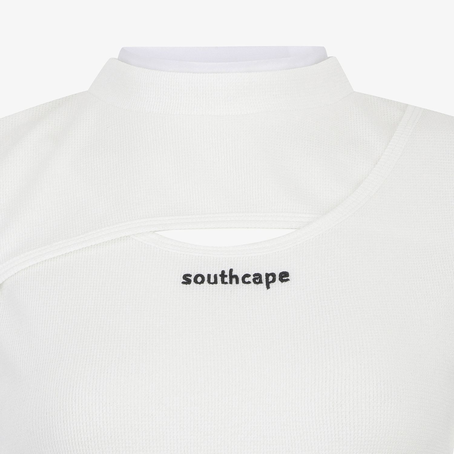 Waffle Texture Layered T-Shirt_WT