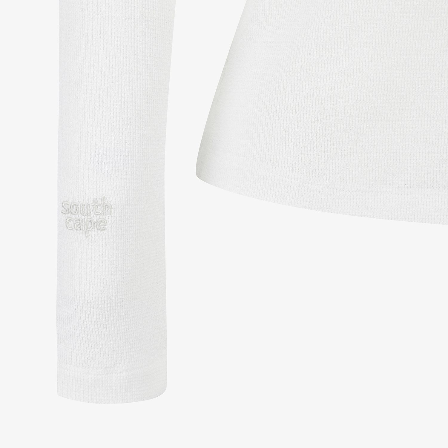Waffle Texture Layered T-Shirt_WT