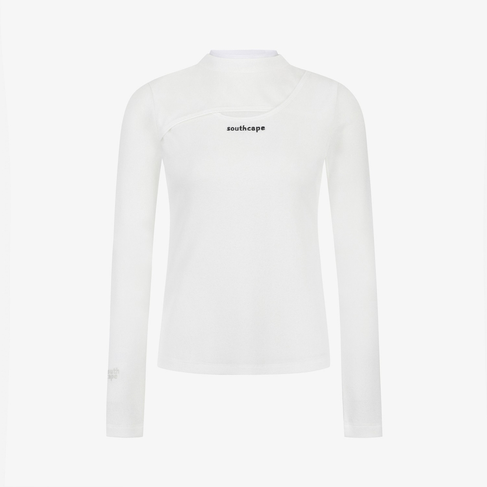Waffle Texture Layered T-Shirt_WT