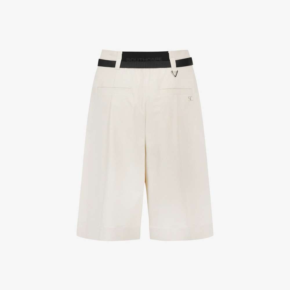 Belt-Point Bermuda Pants_CR