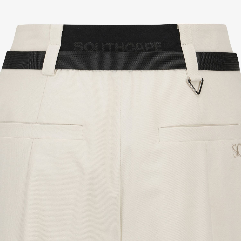 Belt-Point Bermuda Pants_CR