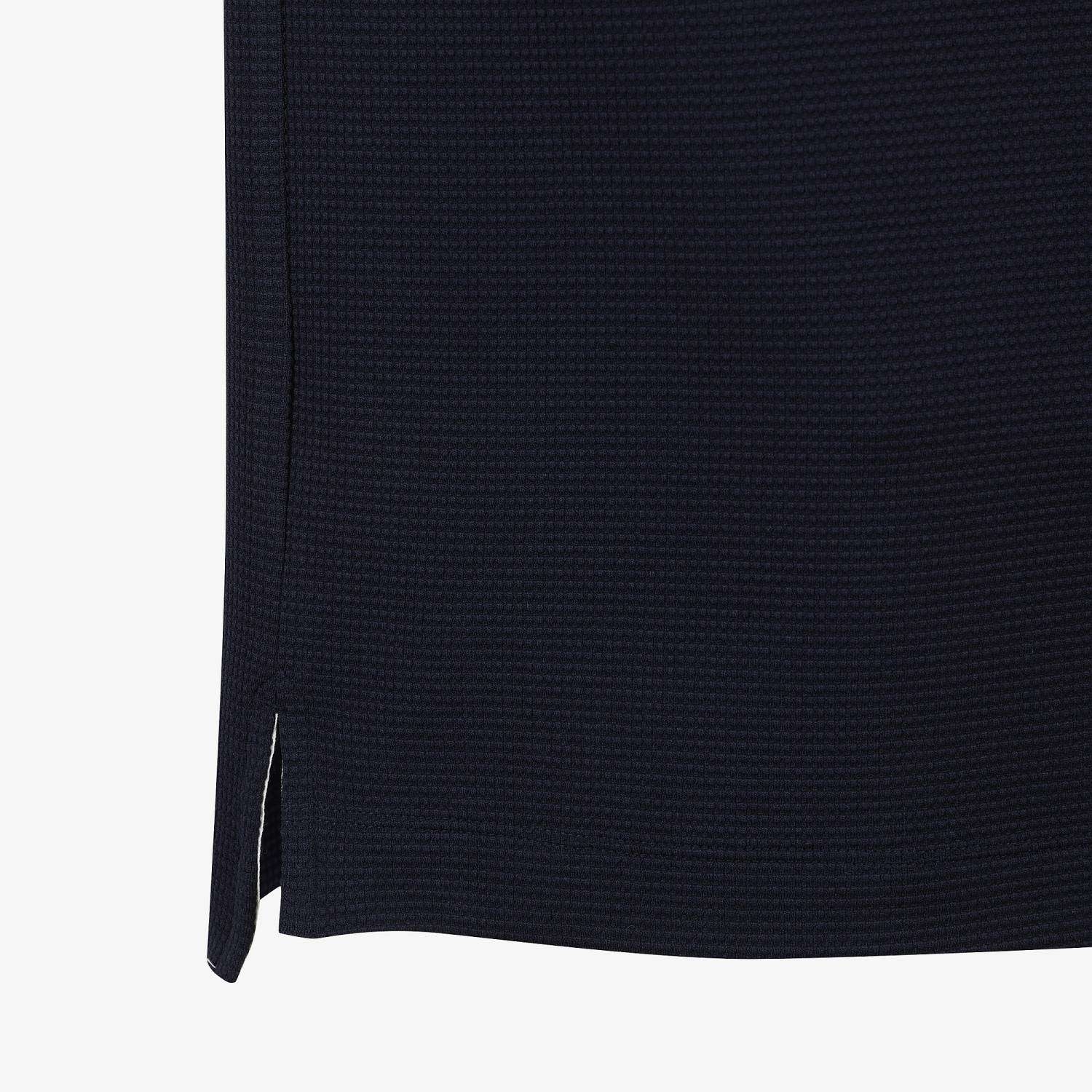 Contrast Collar Short-Sleeve T-Shirt_DA