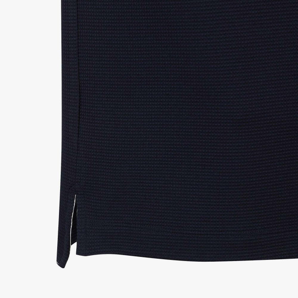 Contrast Collar Short-Sleeve T-Shirt_DA