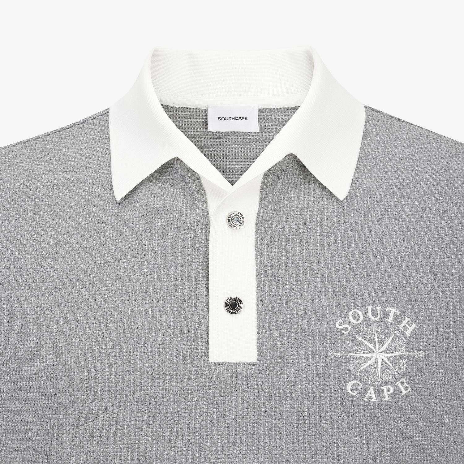Contrast Collar Short-Sleeve T-Shirt_MG