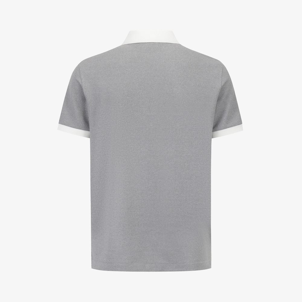 Contrast Collar Short-Sleeve T-Shirt_MG