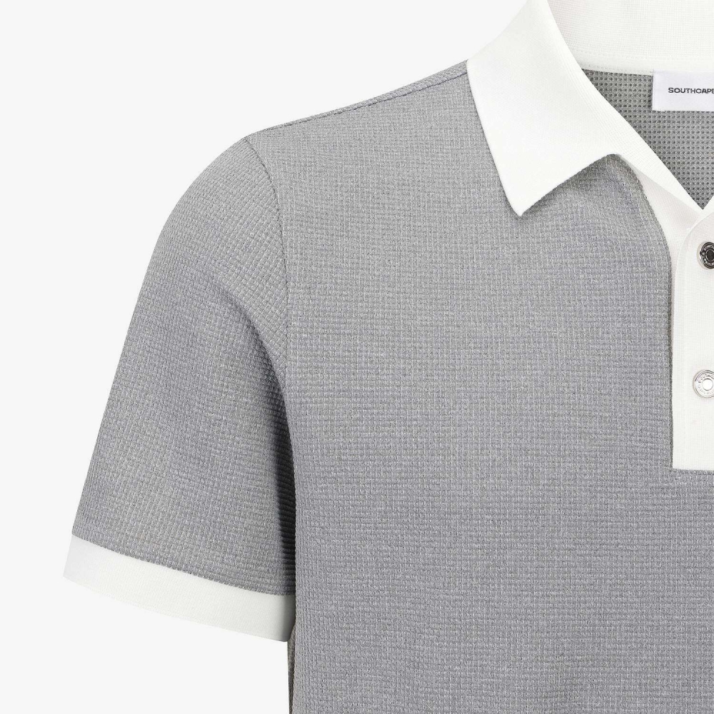 Contrast Collar Short-Sleeve T-Shirt_MG