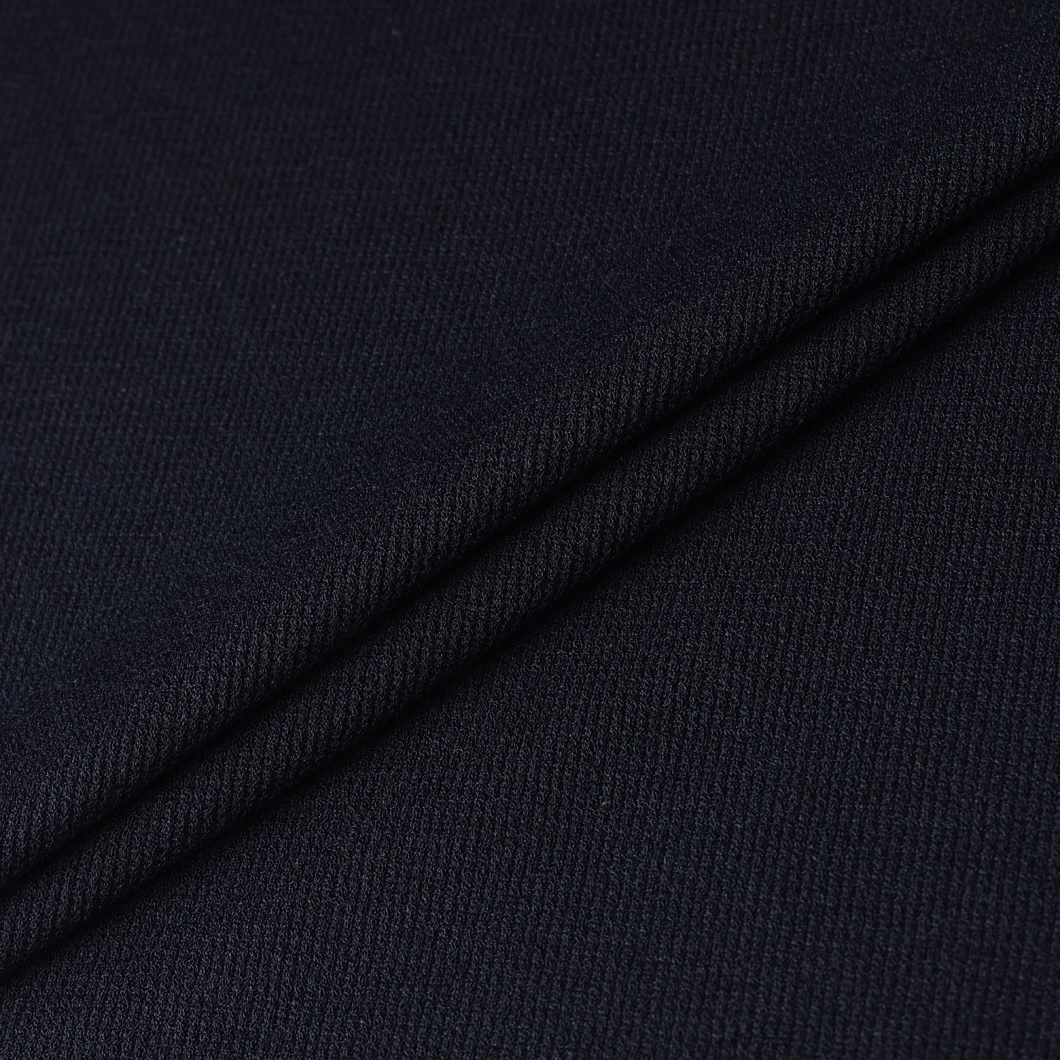Knit-Like Collared Short-Sleeve T-Shirt_NA