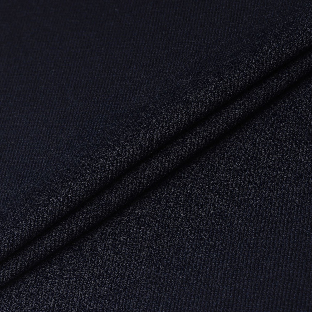 Knit-Like Collared Short-Sleeve T-Shirt_NA