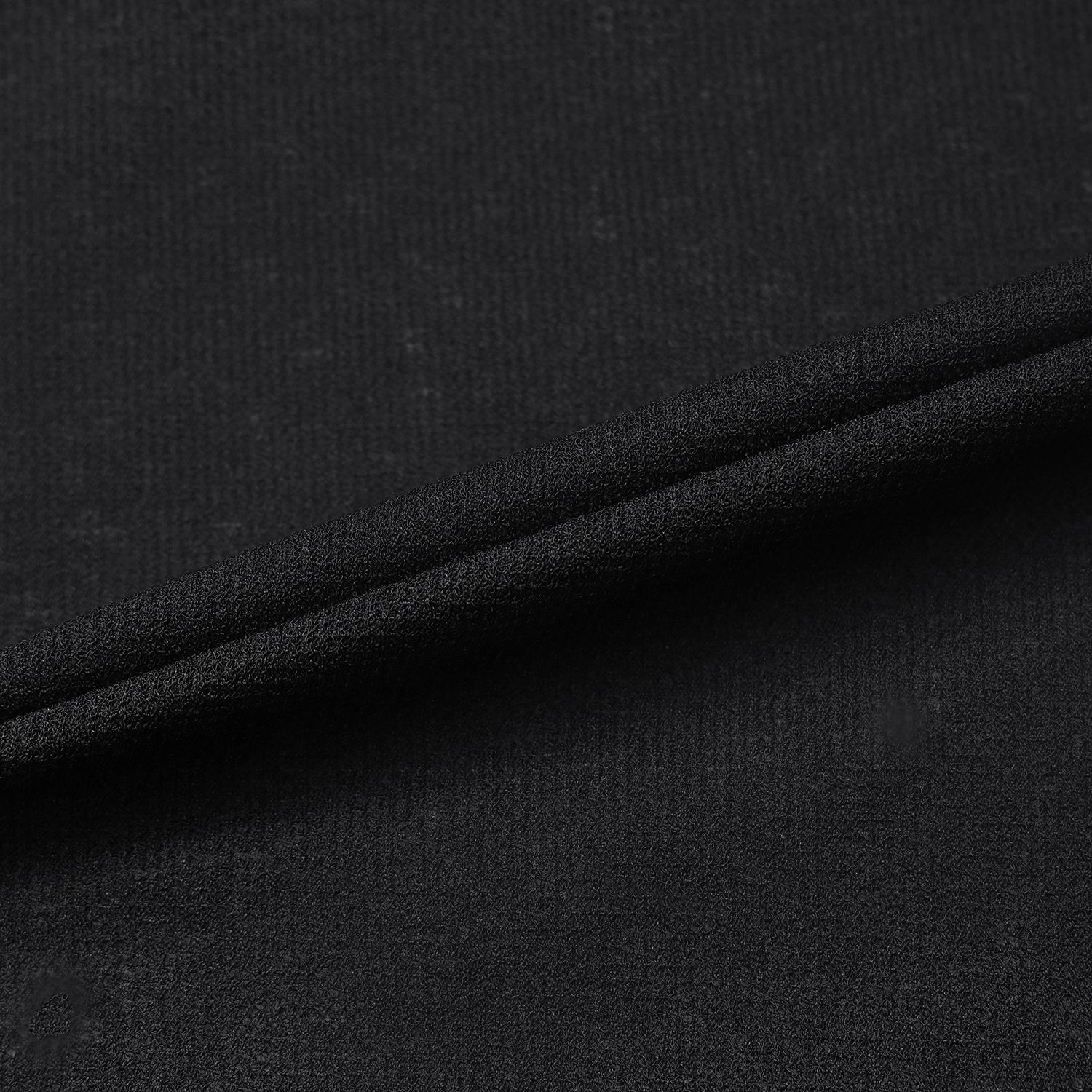 Knit-Like Sleeveless Collar T-Shirt_BK