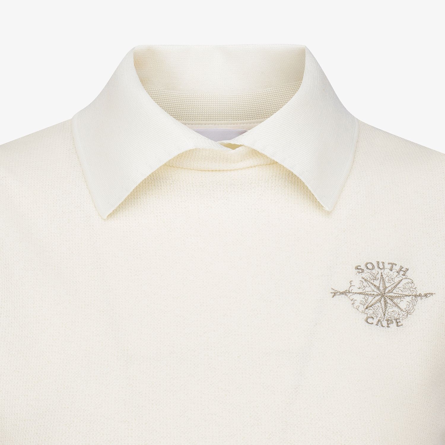 Knit-Like Sleeveless Collar T-Shirt_IV