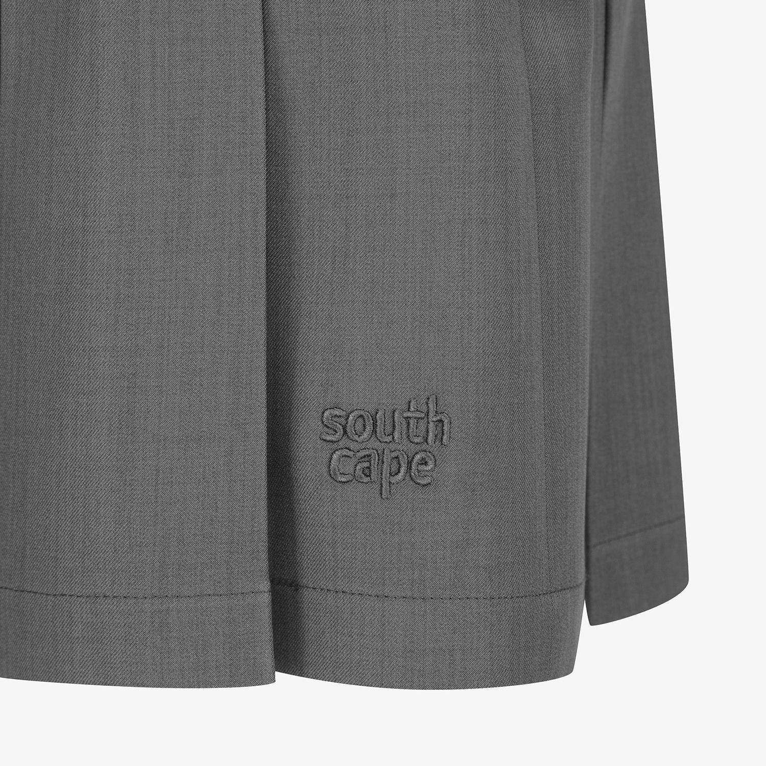 Blossom Pattern Pleated Skirt_GY