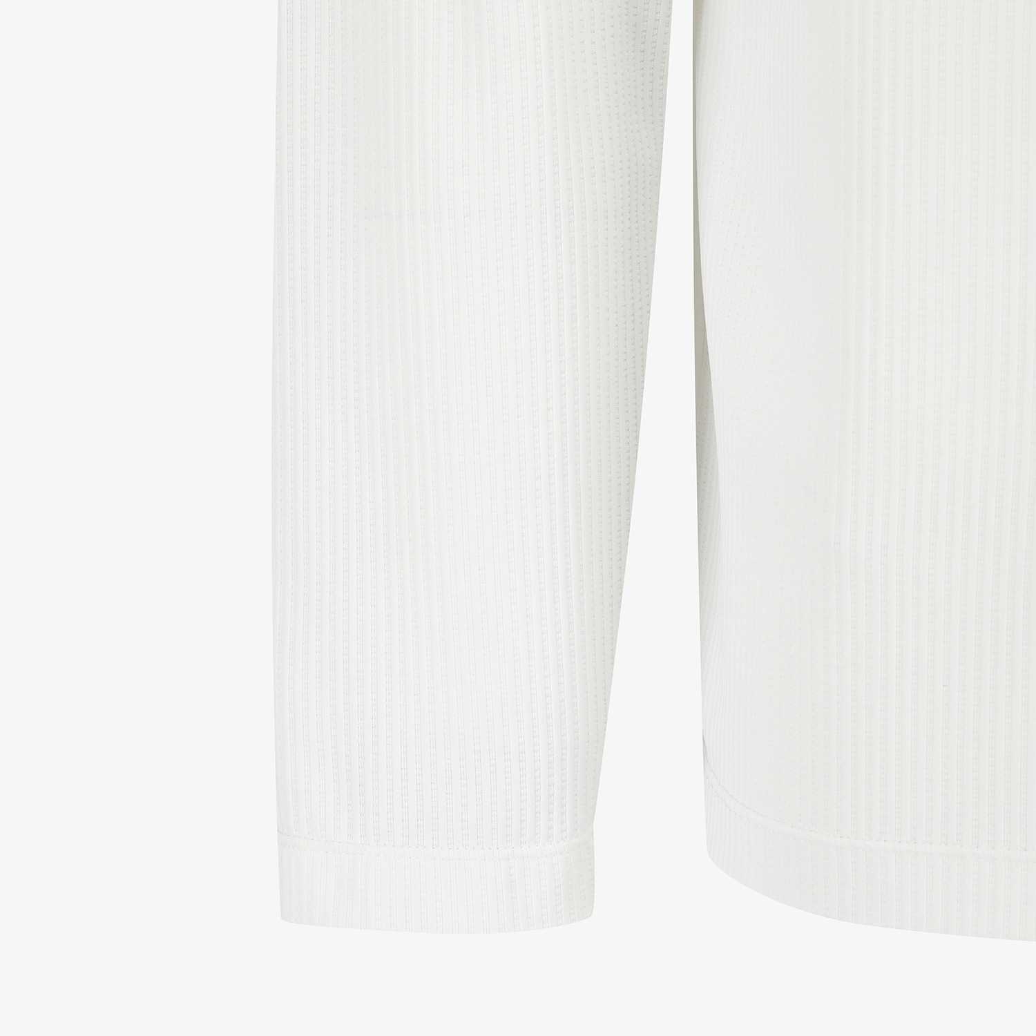 Stripe Collar Zip-Up T-Shirt_WT
