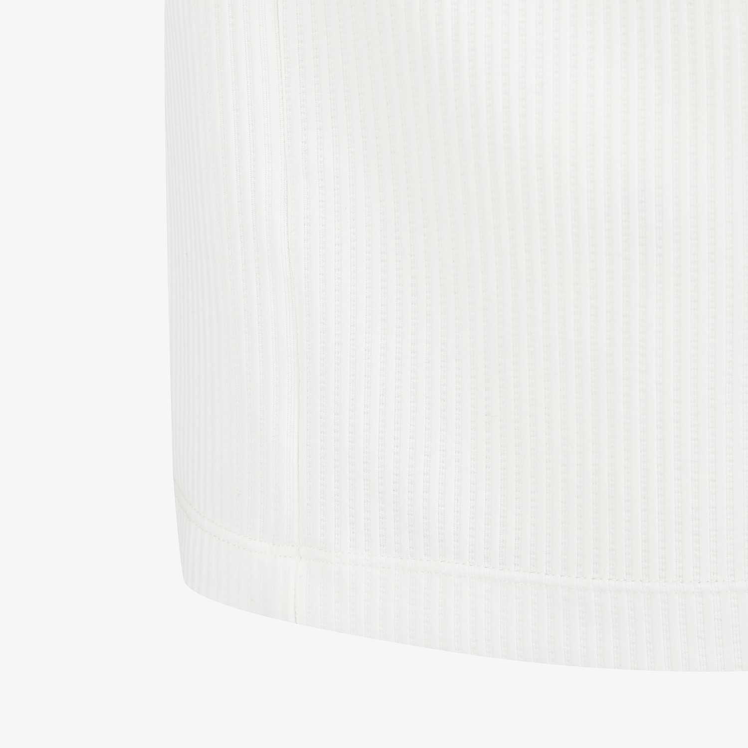 Stripe Collar Zip-Up T-Shirt_WT