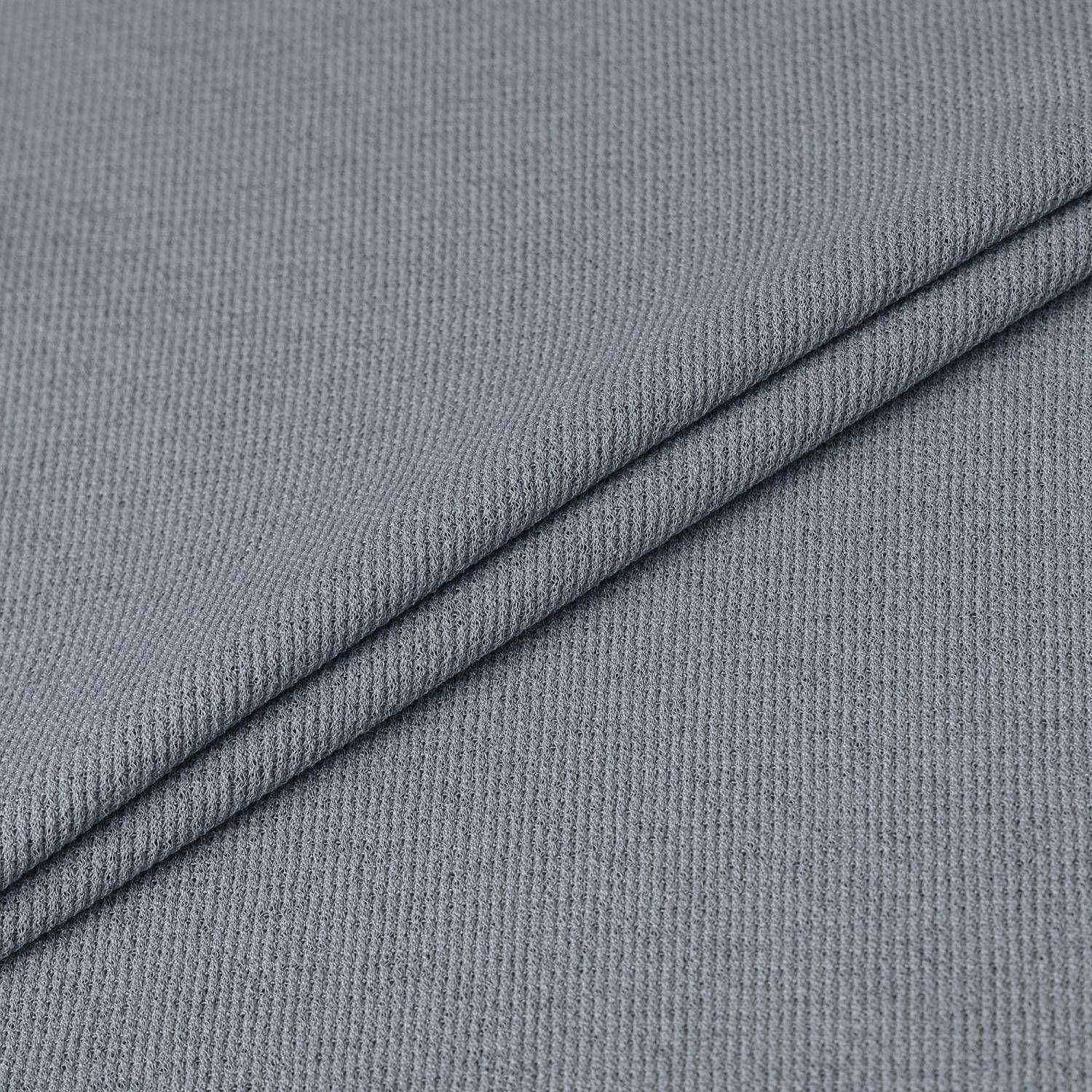 Knit-Like Collared Long-Sleeve Performance T-Shirt_GY