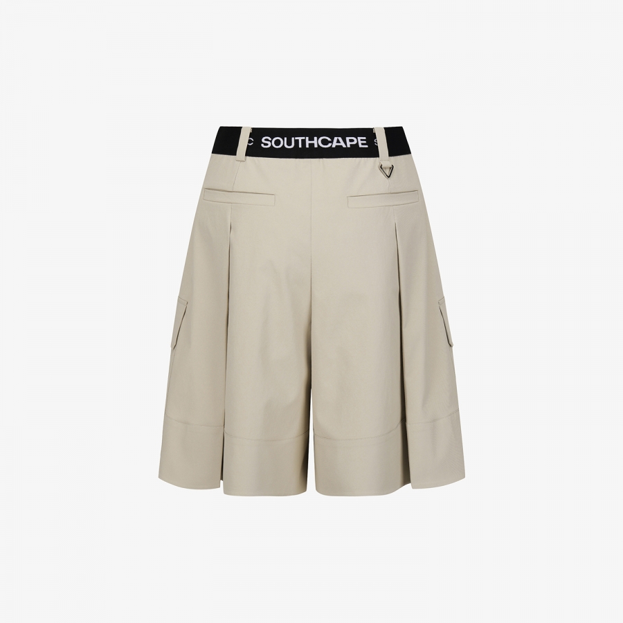 Out Pocket Wide Bermuda Pants_BE