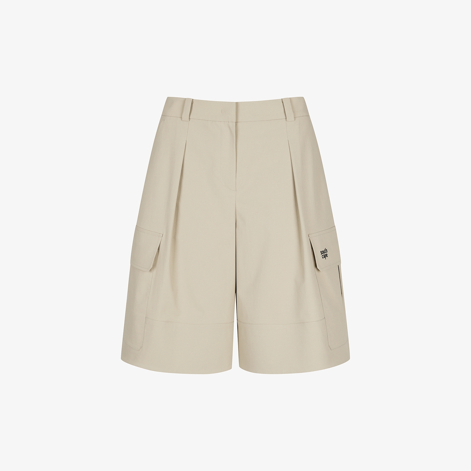 Out Pocket Wide Bermuda Pants_BE