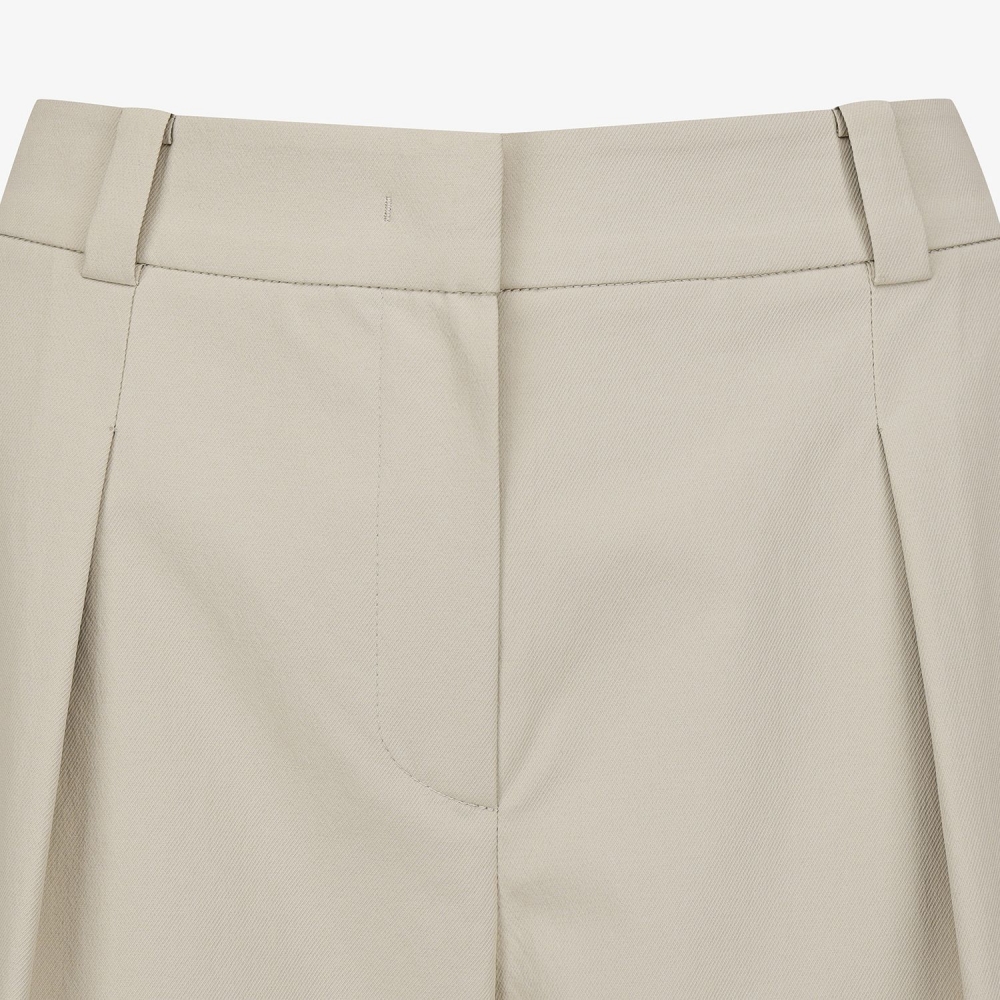 Out Pocket Wide Bermuda Pants_BE
