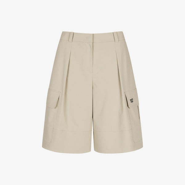 Out Pocket Wide Bermuda Pants_BE