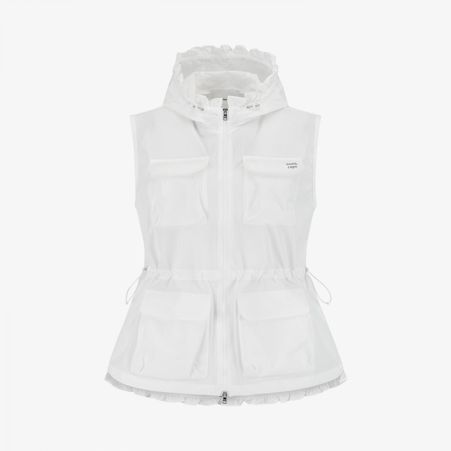Hooded String Vest Jumper_WT