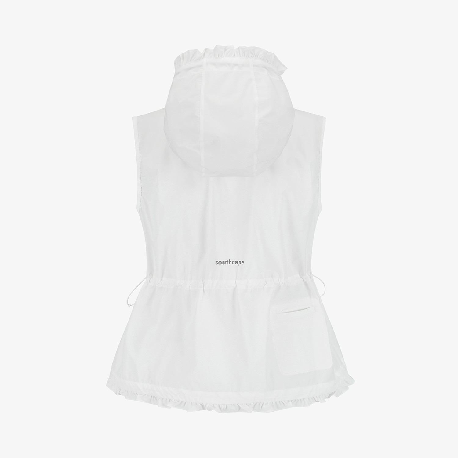 Hooded String Vest Jumper_WT