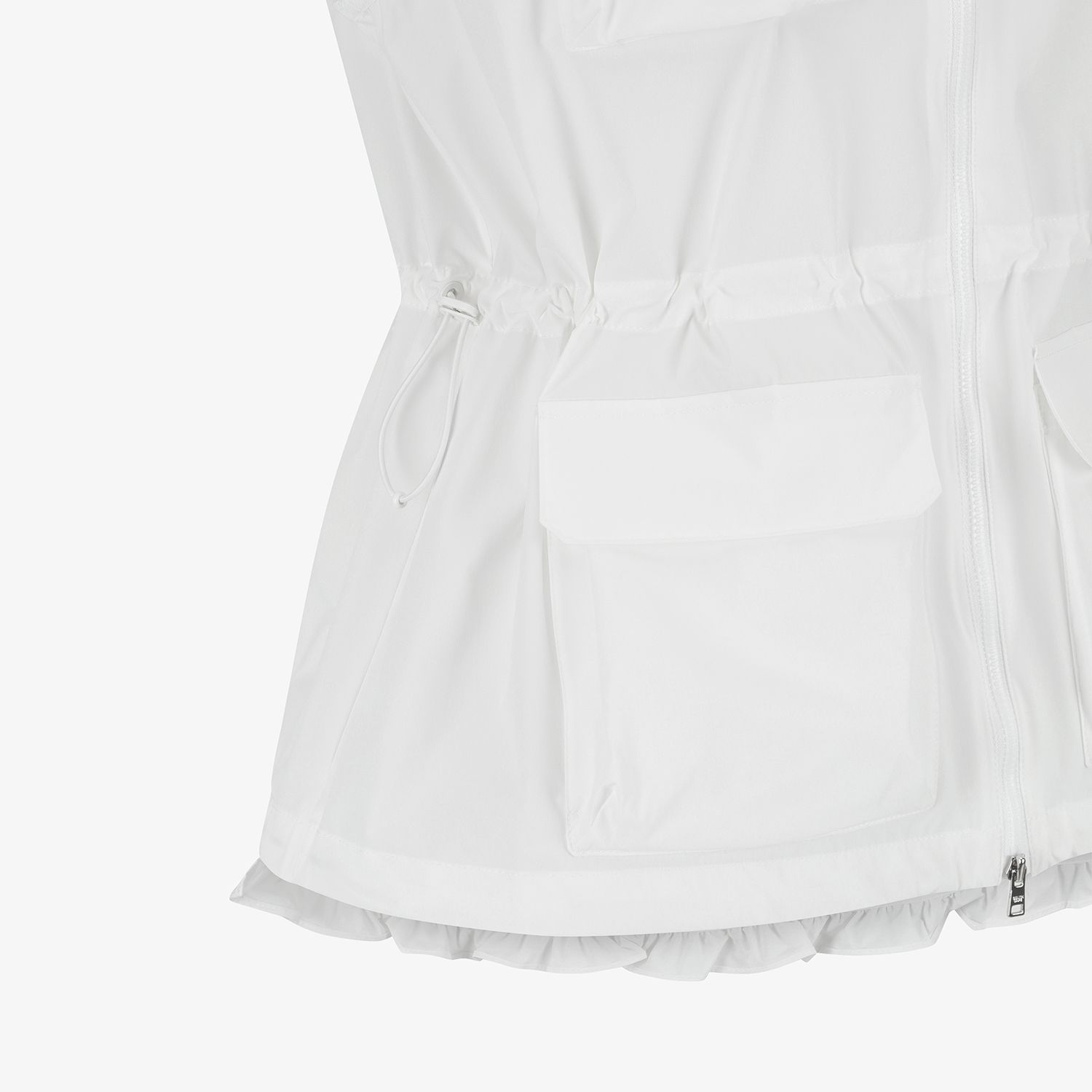 Hooded String Vest Jumper_WT