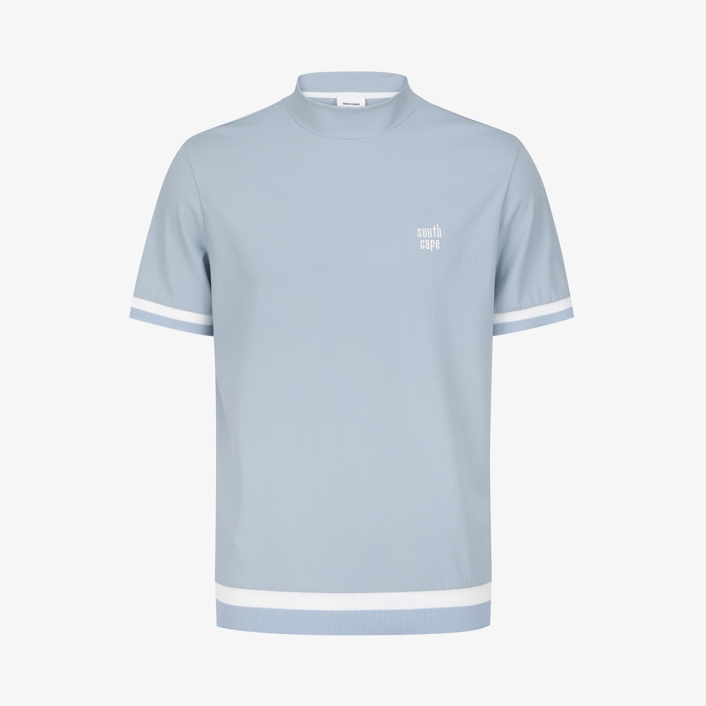 Back Logo Mock Neck T-Shirt_LB