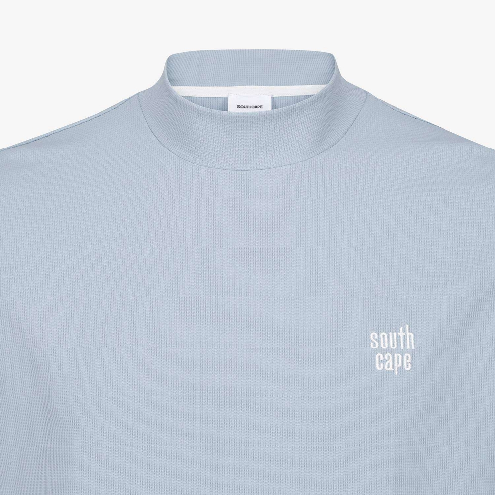 Back Logo Mock Neck T-Shirt_LB