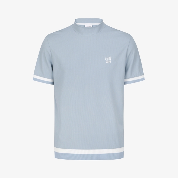 Back Logo Mock Neck T-Shirt_LB