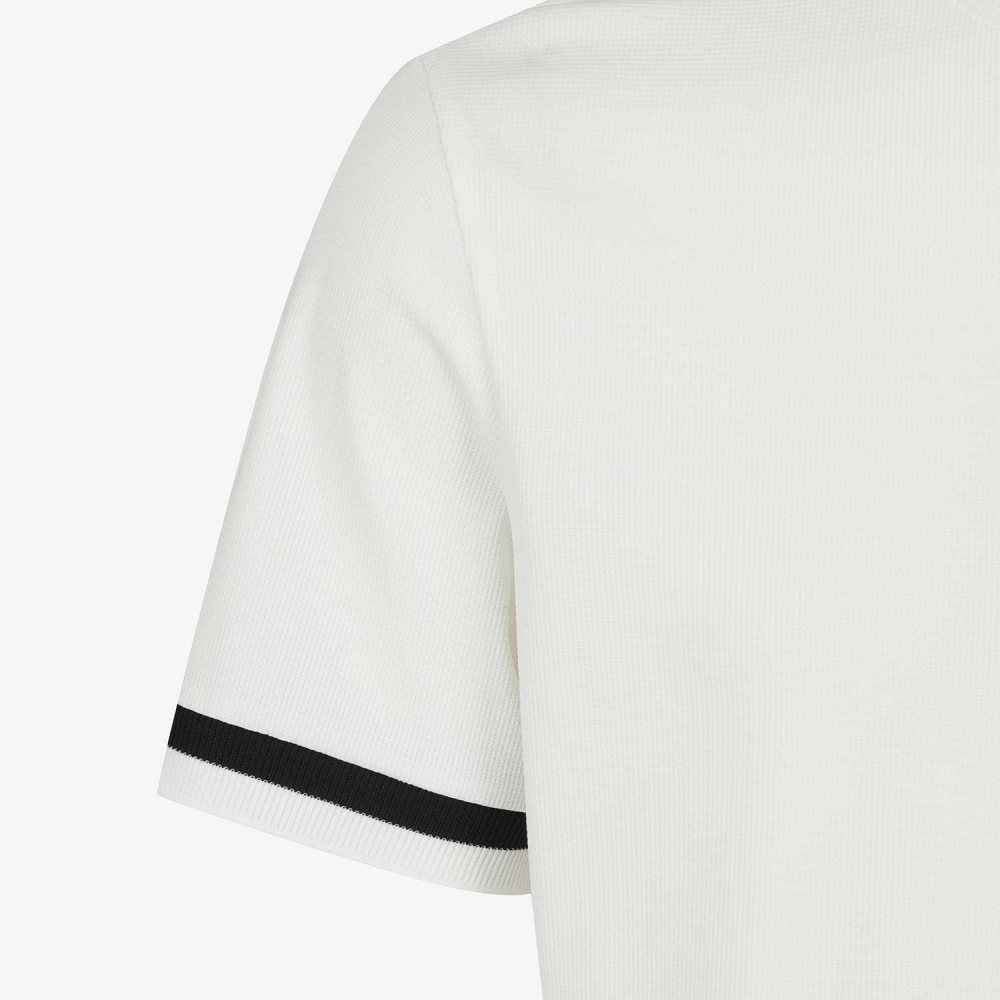 Back Logo Mock Neck T-Shirt_WT